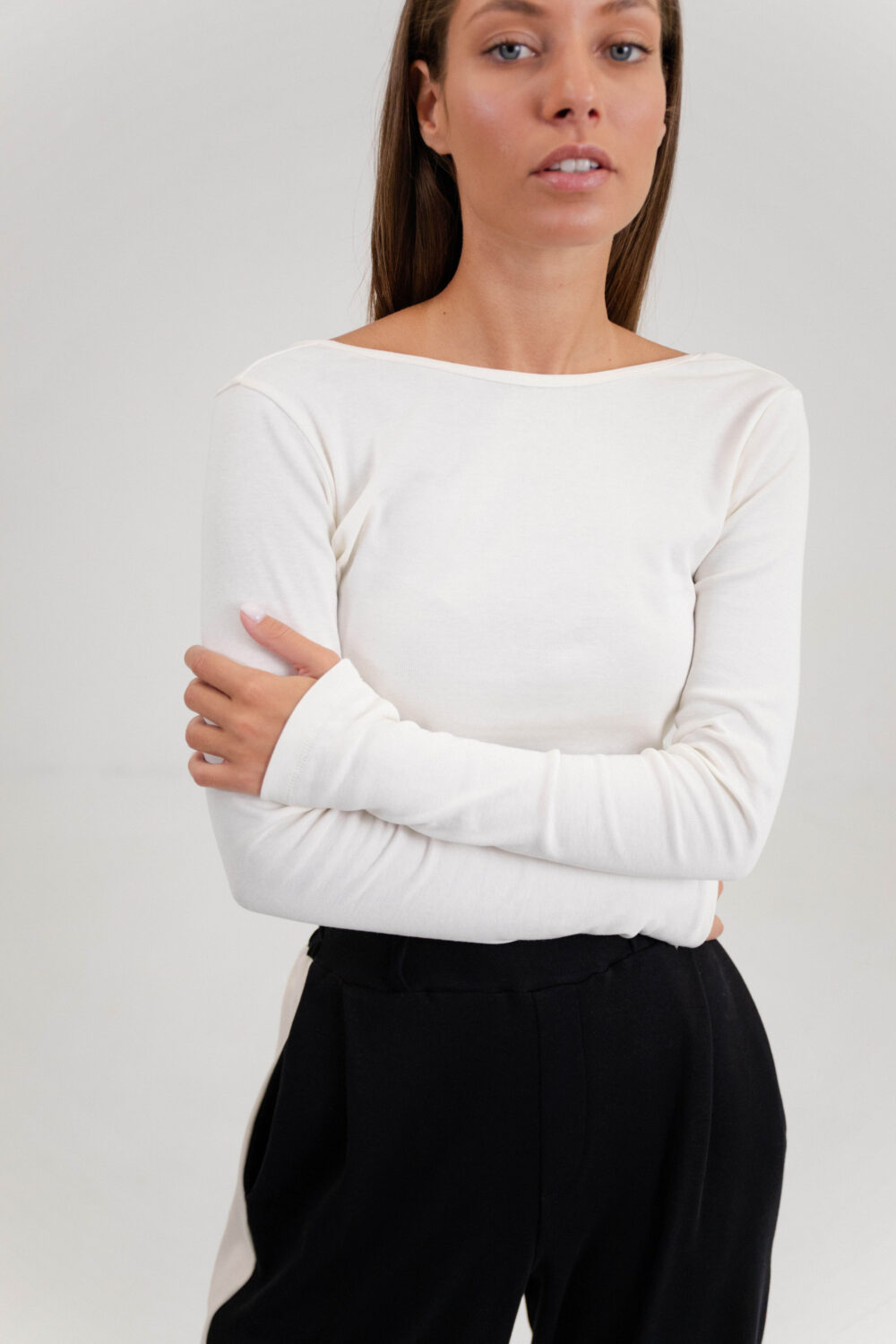 MAJICA ORGANIC NOA OFF WHITE - Slika 3