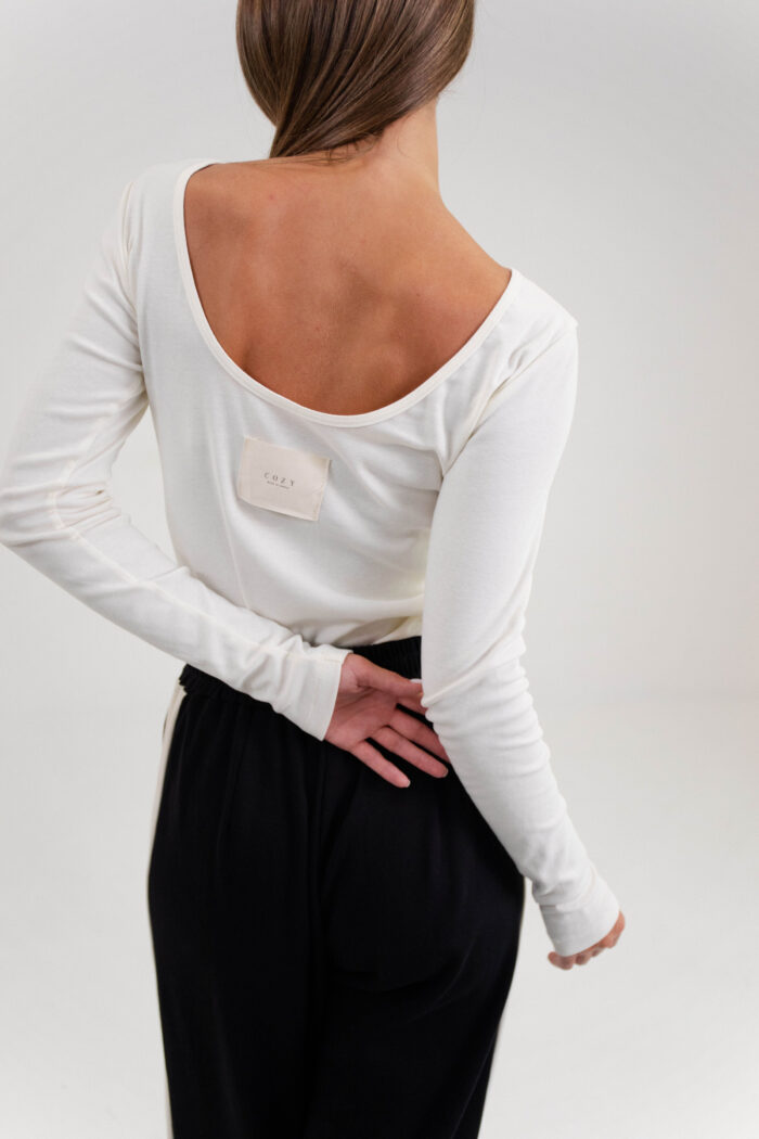 MAJICA ORGANIC NOA OFF WHITE - Slika 2