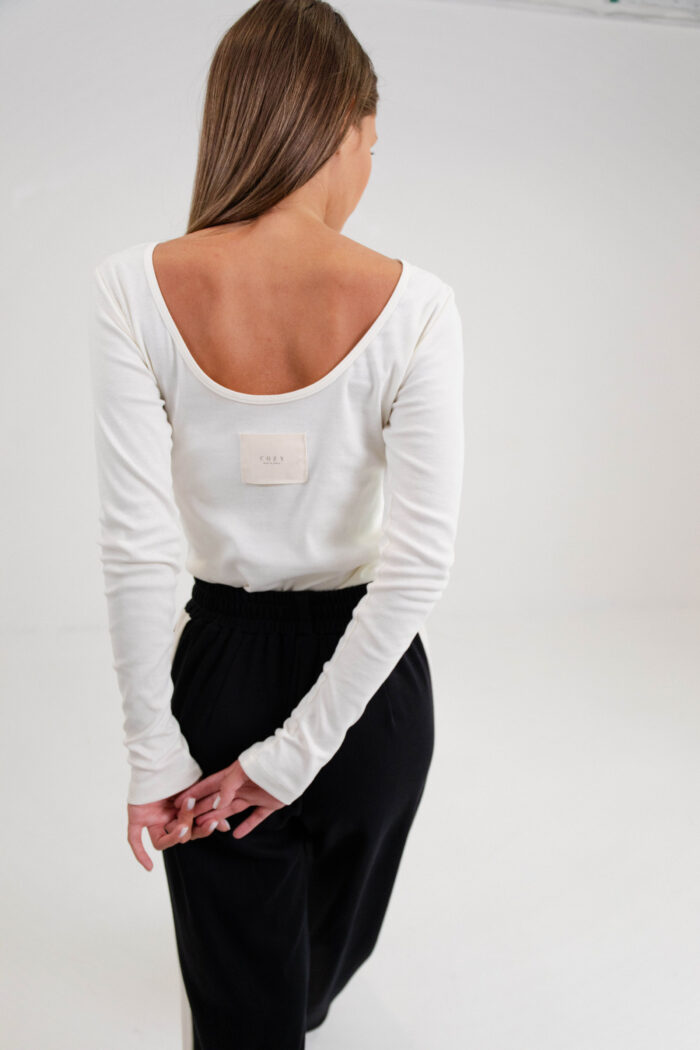 MAJICA ORGANIC NOA OFF WHITE - Slika 4