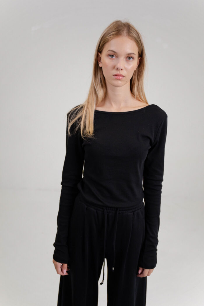 MAJICA ORGANIC NOA BLACK - Slika 4