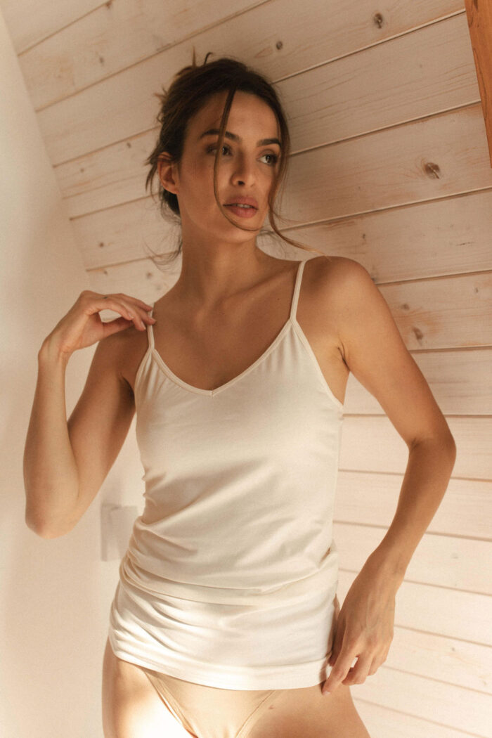 POTKOŠULJA COZY ORGANIC OFF WHITE - Image 1