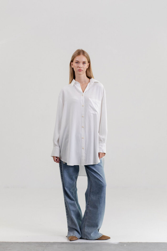 KOŠULJA OVERSIZED OFF WHITE - Slika 3