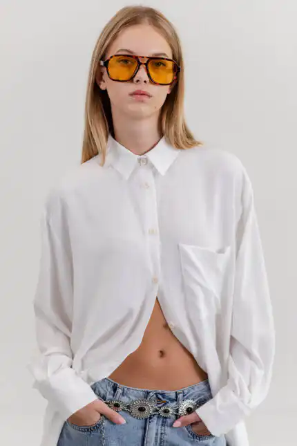 Košulja Oversized off white