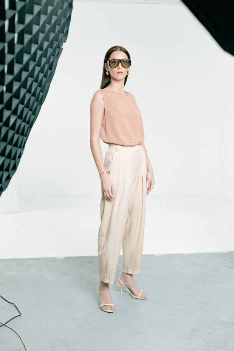 Pantalone Monaco ivory