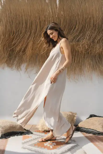 HALJINA MAXI LAGANINI SAND