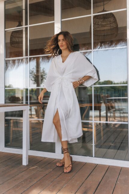 HALJINA KIMONO OFF WHITE