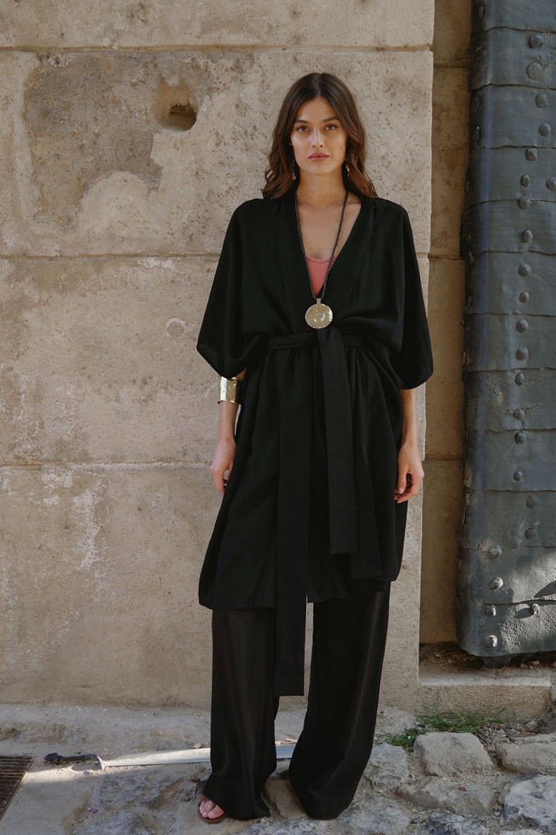 kimono laganini crni