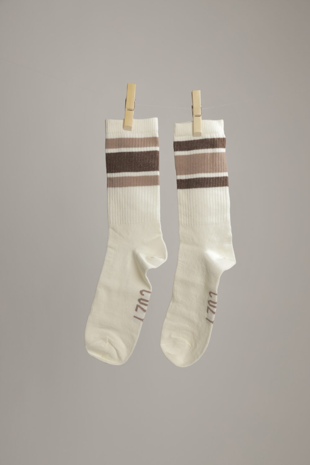 ČARAPE ORGANIC BROWN STRIPE - Slika 3