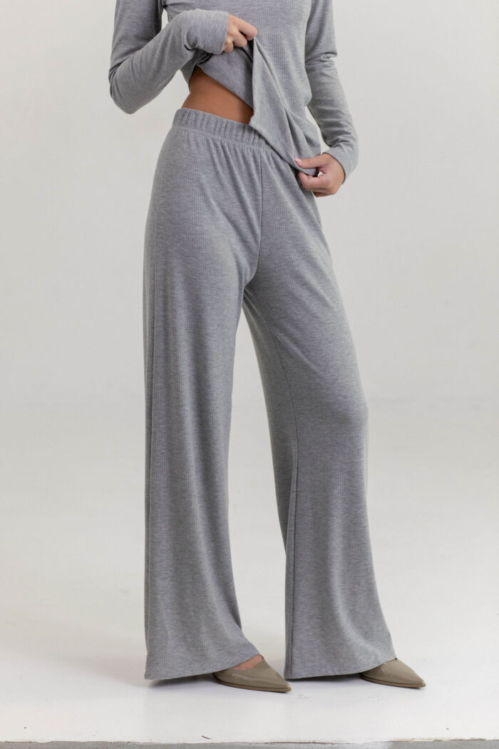 PANTALONE DERBY VISCOSE MELANGE - Slika 2