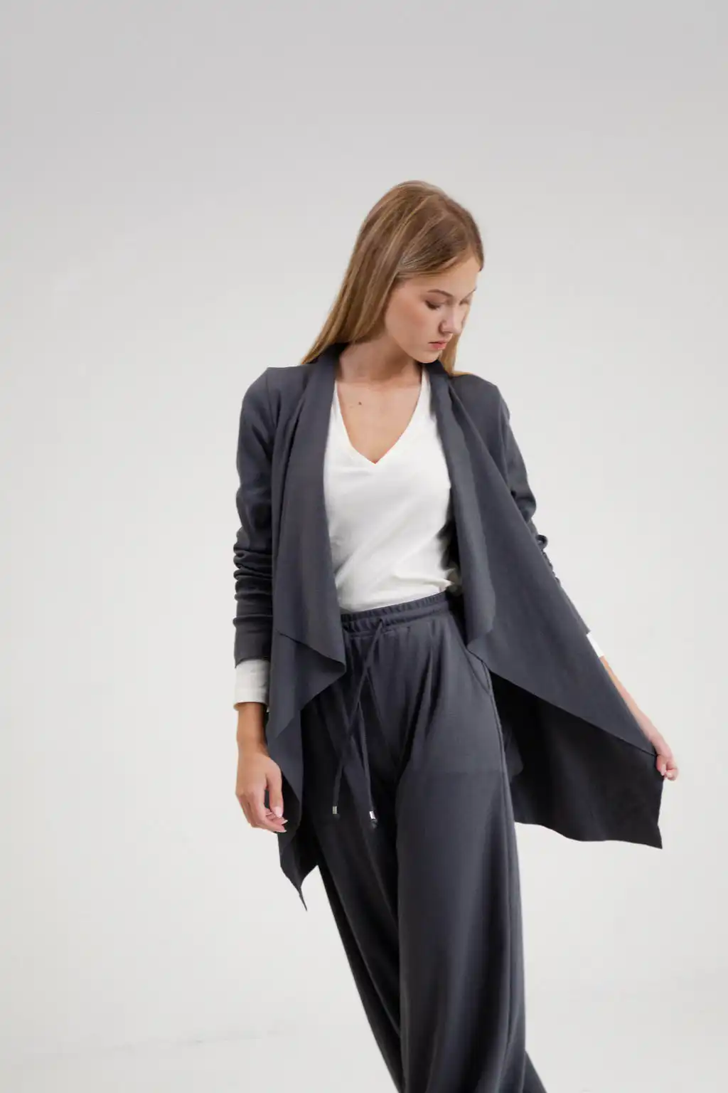 Kardigan Kris dark grey