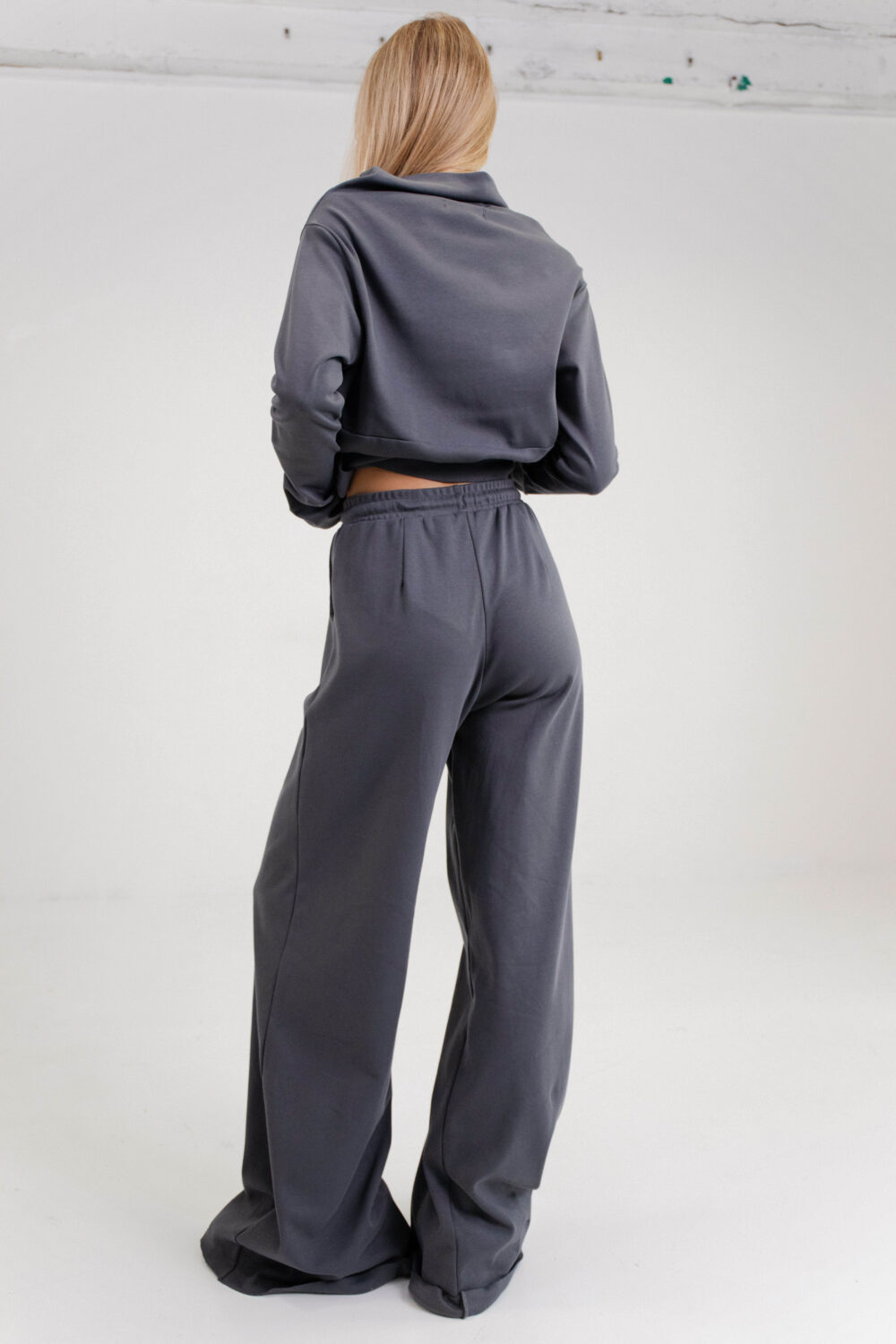 TRENERKA PALAZZO DARK GREY - Slika 3