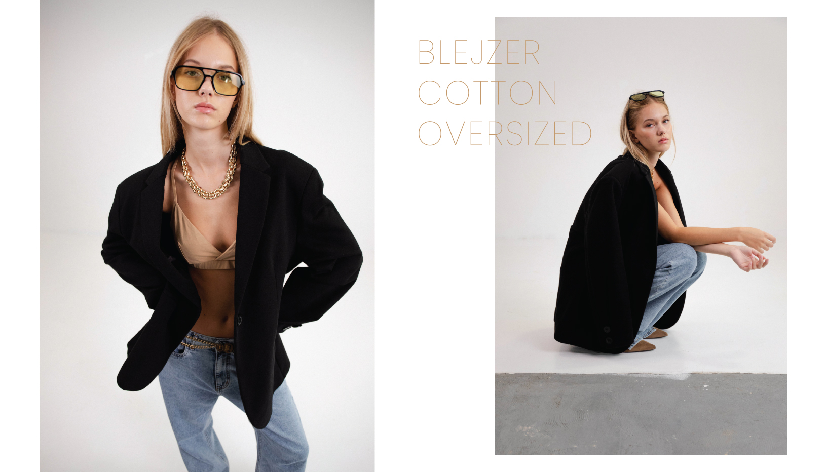 blejzer cotton oversized