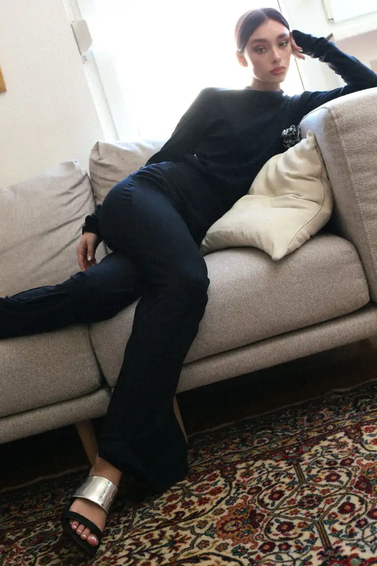 pantalone derby viscose