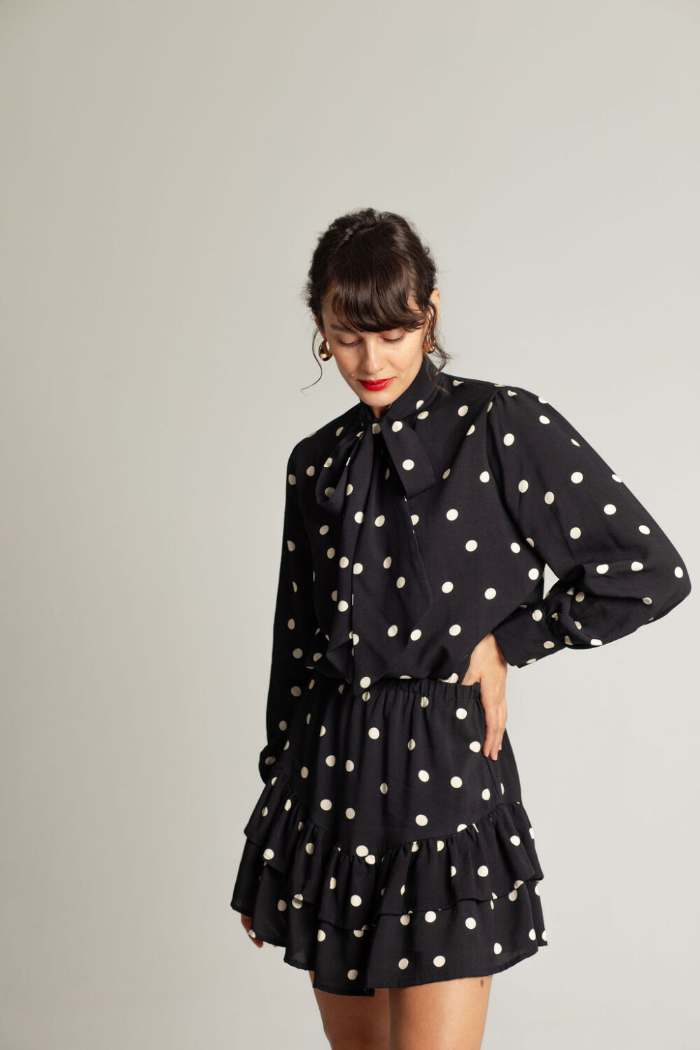 BLUZA DOLCE VITA BLACK - Slika 3
