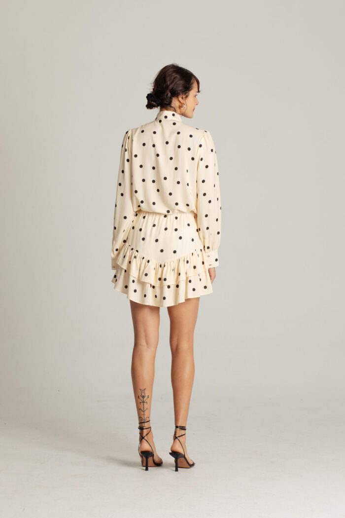 SUKNJA-ŠORTS DOLCE VITA OFF WHITE - Slika 7