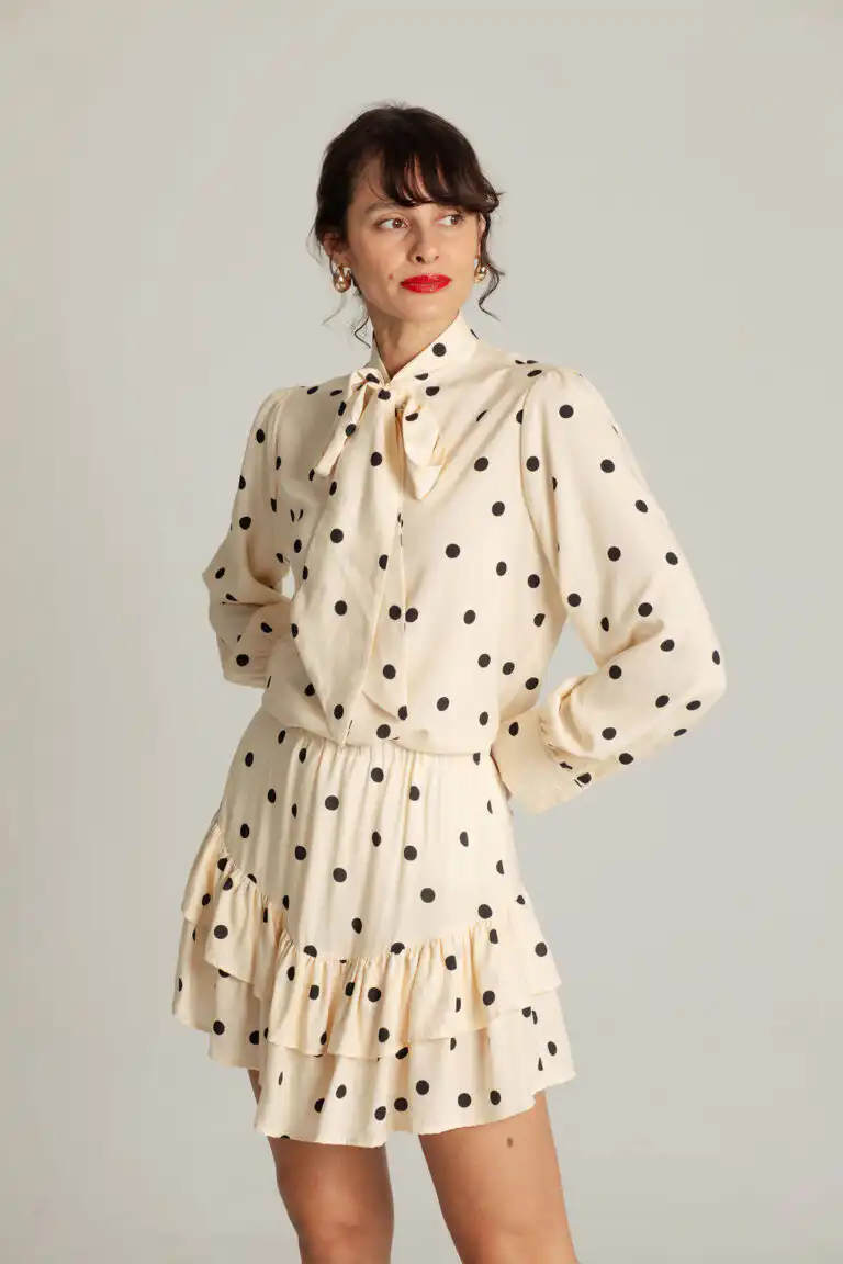 SUKNJA-ŠORTS DOLCE VITA OFF WHITE