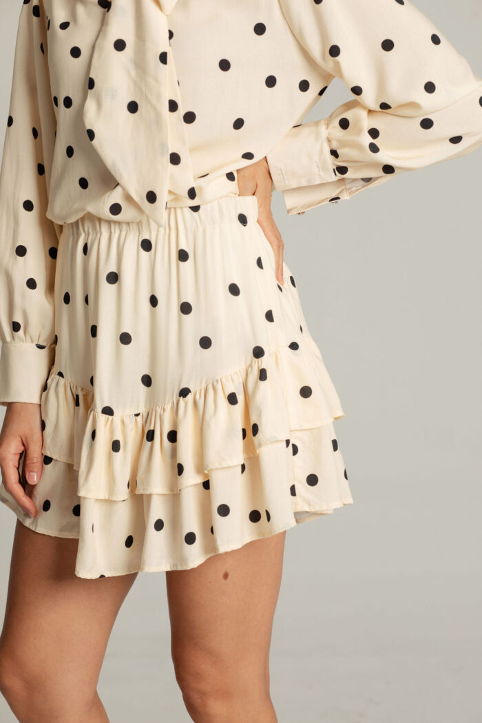 SUKNJA-ŠORTS DOLCE VITA OFF WHITE - Slika 3