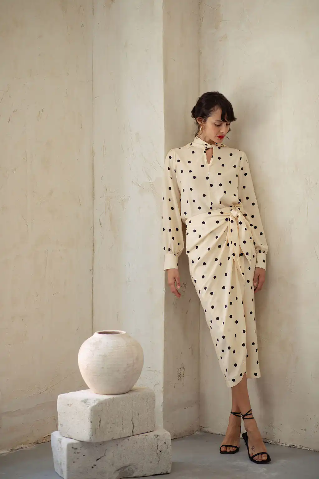 029A6363 SUKNJA DOLCE VITA OFF WHITE - Slika 1