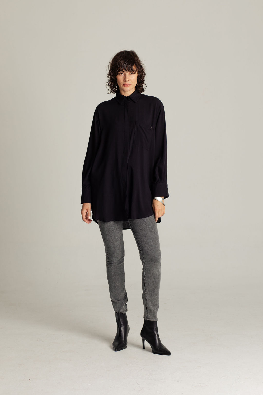 029A6505 KOŠULJA OVERSIZED BLACK - Slika 6
