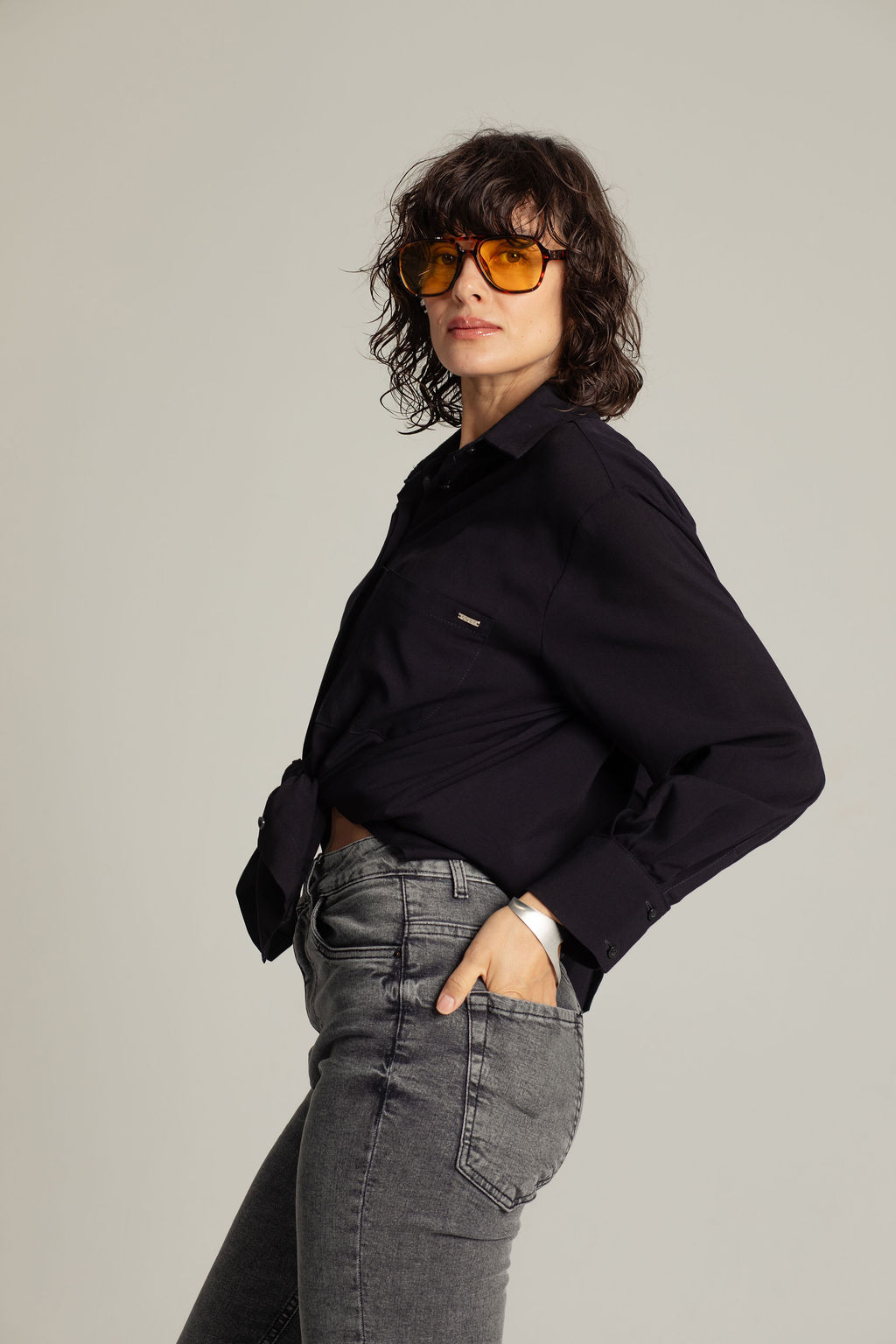 029A6548 KOŠULJA OVERSIZED BLACK - Slika 7