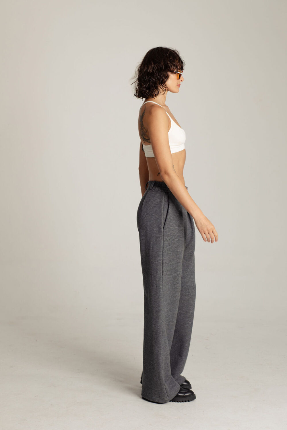 PANTALONE HAMPTONS PIQUE DARK GREY - Slika 7
