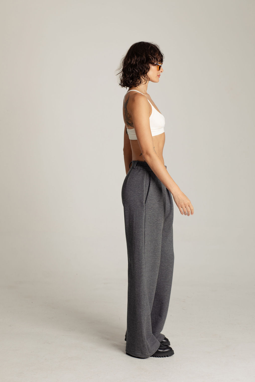 029A6626 PANTALONE HAMPTONS PIQUE DARK GREY - Slika 7