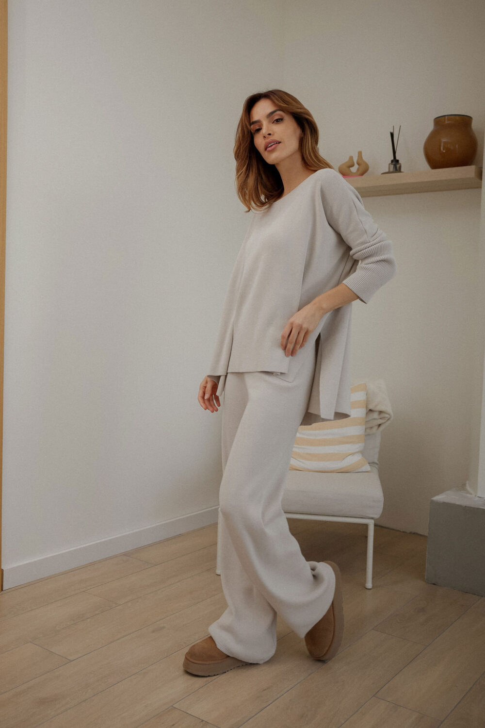 DŽEMPER KNITTED GREY - Slika 7