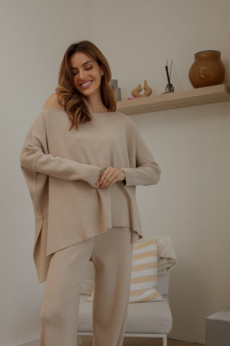 Džemper Knitted Sand