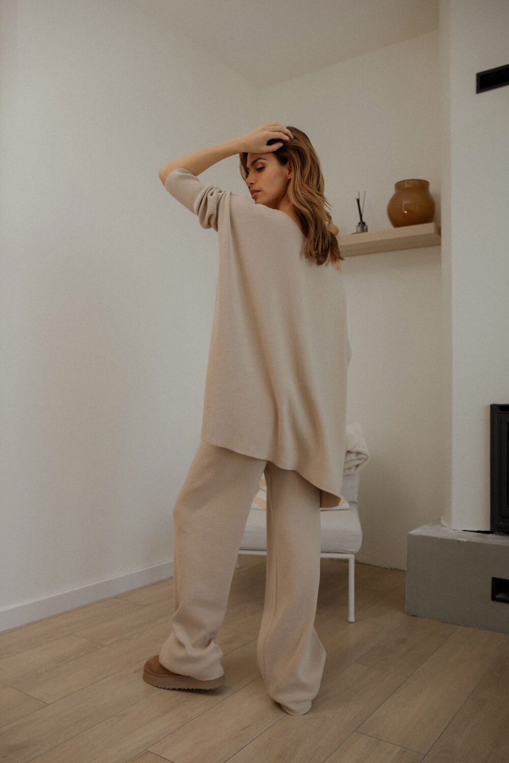 DŽEMPER KNITTED SAND - Slika 5