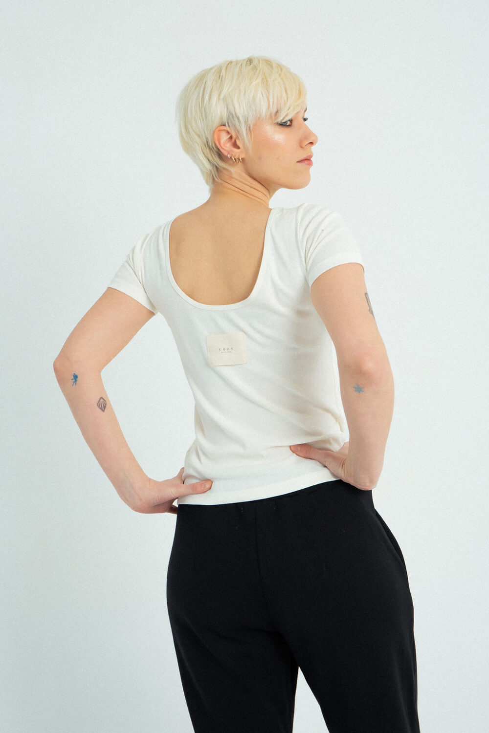 MAJICA NEO ORGANIC OFF WHITE - Image 6