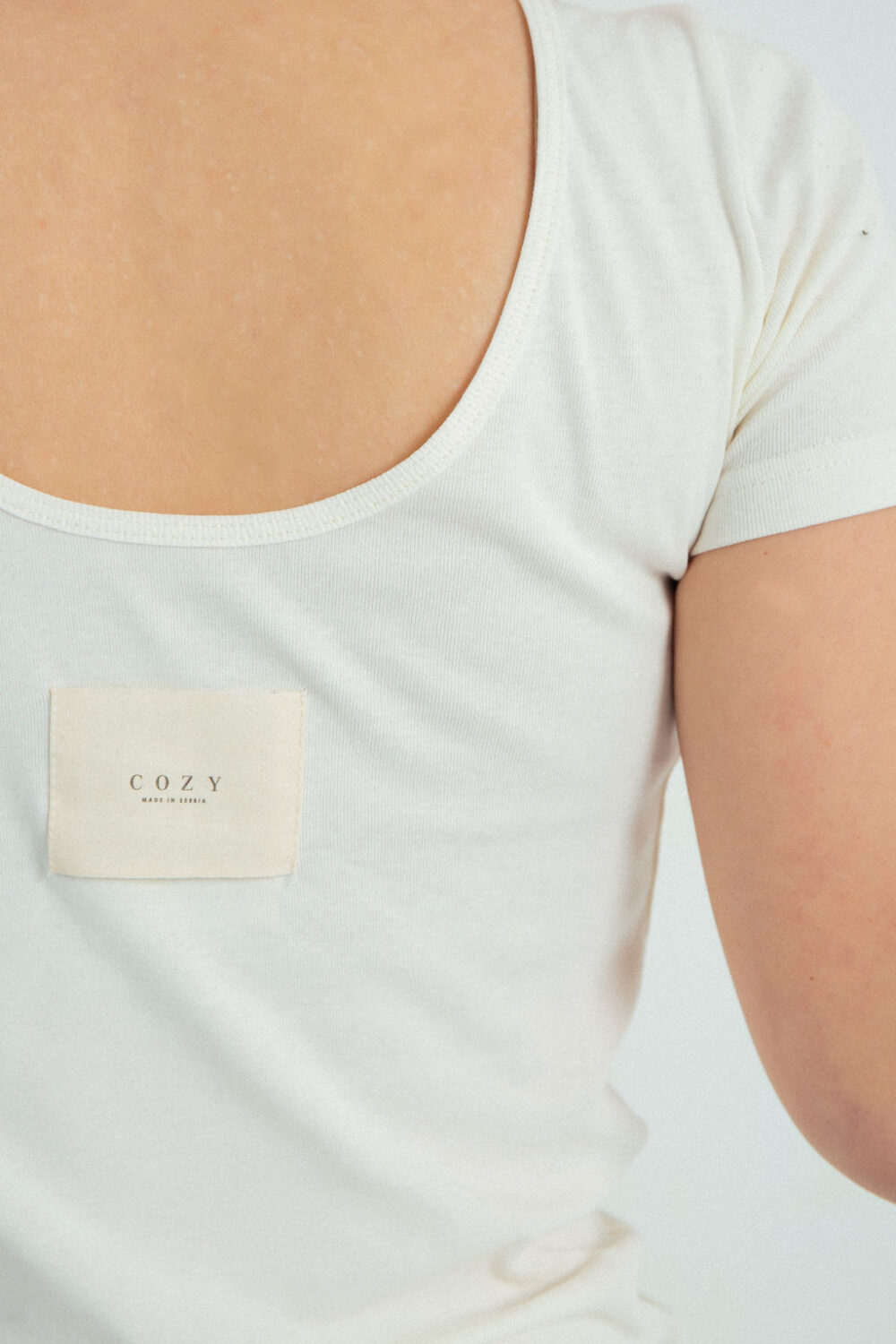 MAJICA NEO ORGANIC OFF WHITE - Image 4