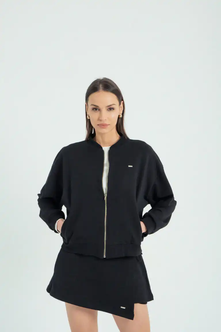 Duks jakna Bomber black