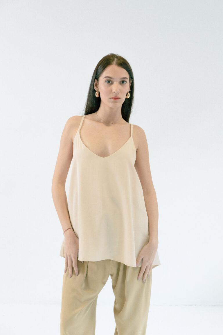 Majica Laganini Lyocell ivory