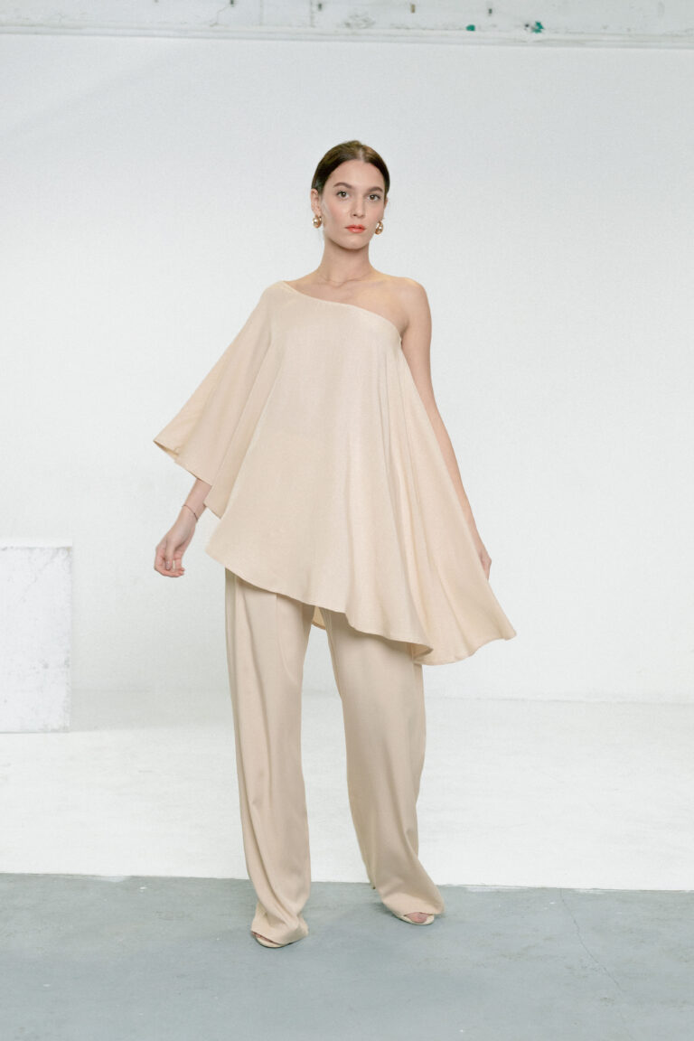 Majica Aura lyocell Ivory