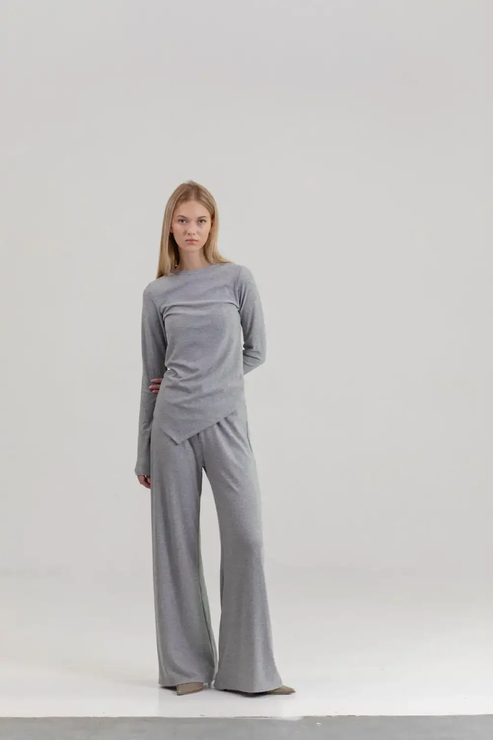 PANTALONE DERBY VISCOSE MELANGE