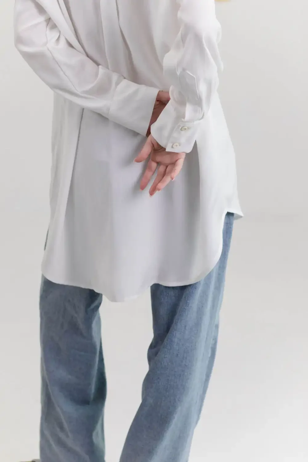 KOŠULJA OVERSIZED OFF WHITE - Slika 10