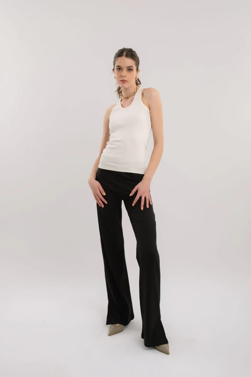 MAJICA ATLET ORGANIC OFF WHITE - Slika 6