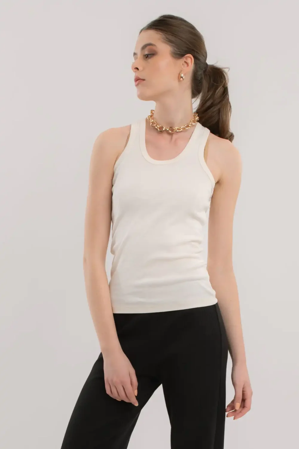 MAJICA ATLET ORGANIC OFF WHITE