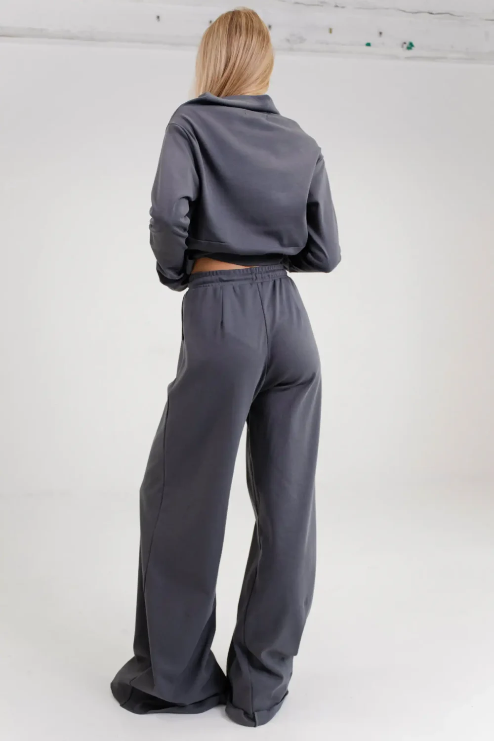 TRENERKA PALAZZO DARK GREY - Slika 3