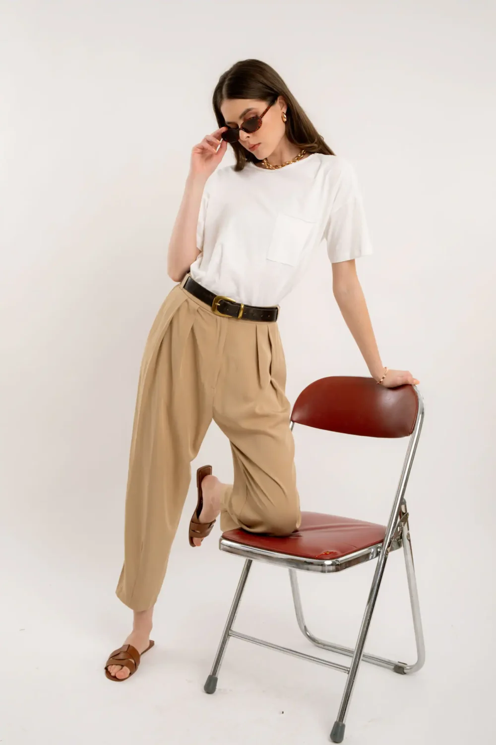 MAJICA NOEL ORGANIC OFF WHITE - Slika 3
