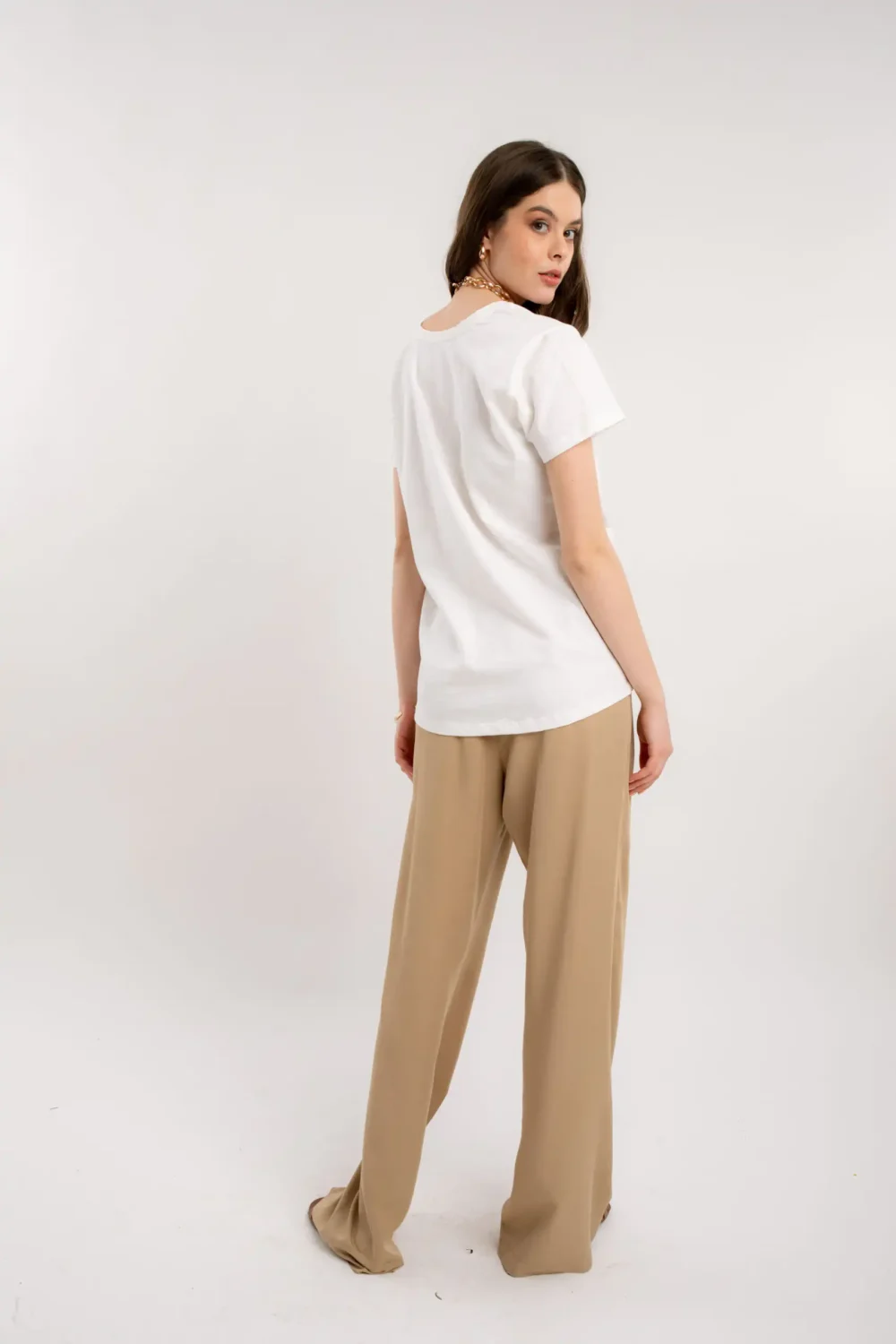 MAJICA ANTIGONA ORGANIC OFF WHITE - Slika 3