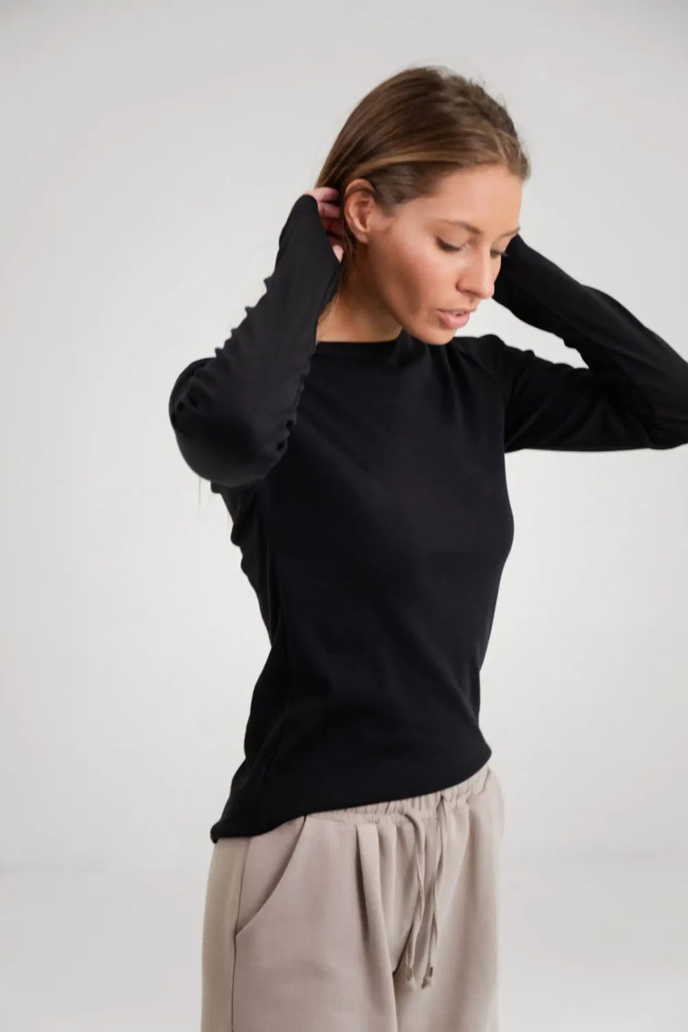 MAJICA BASIC BLACK - Slika 3