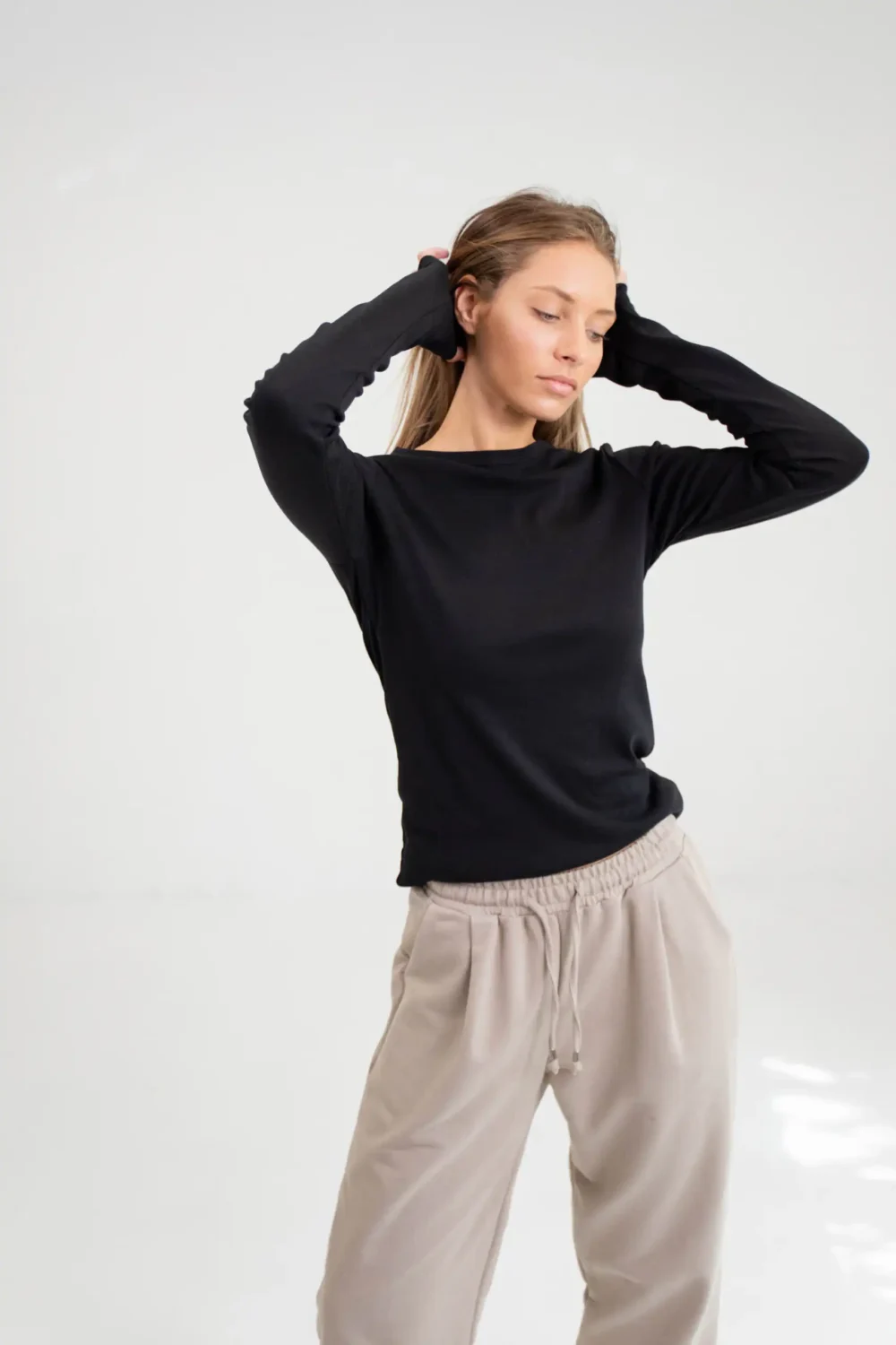 MAJICA BASIC BLACK - Slika 4