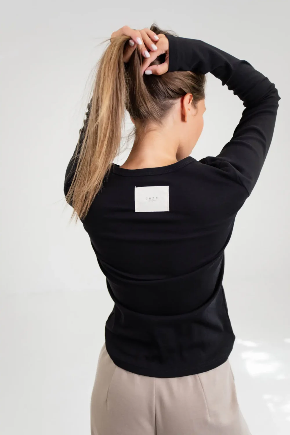 MAJICA BASIC BLACK - Slika 2