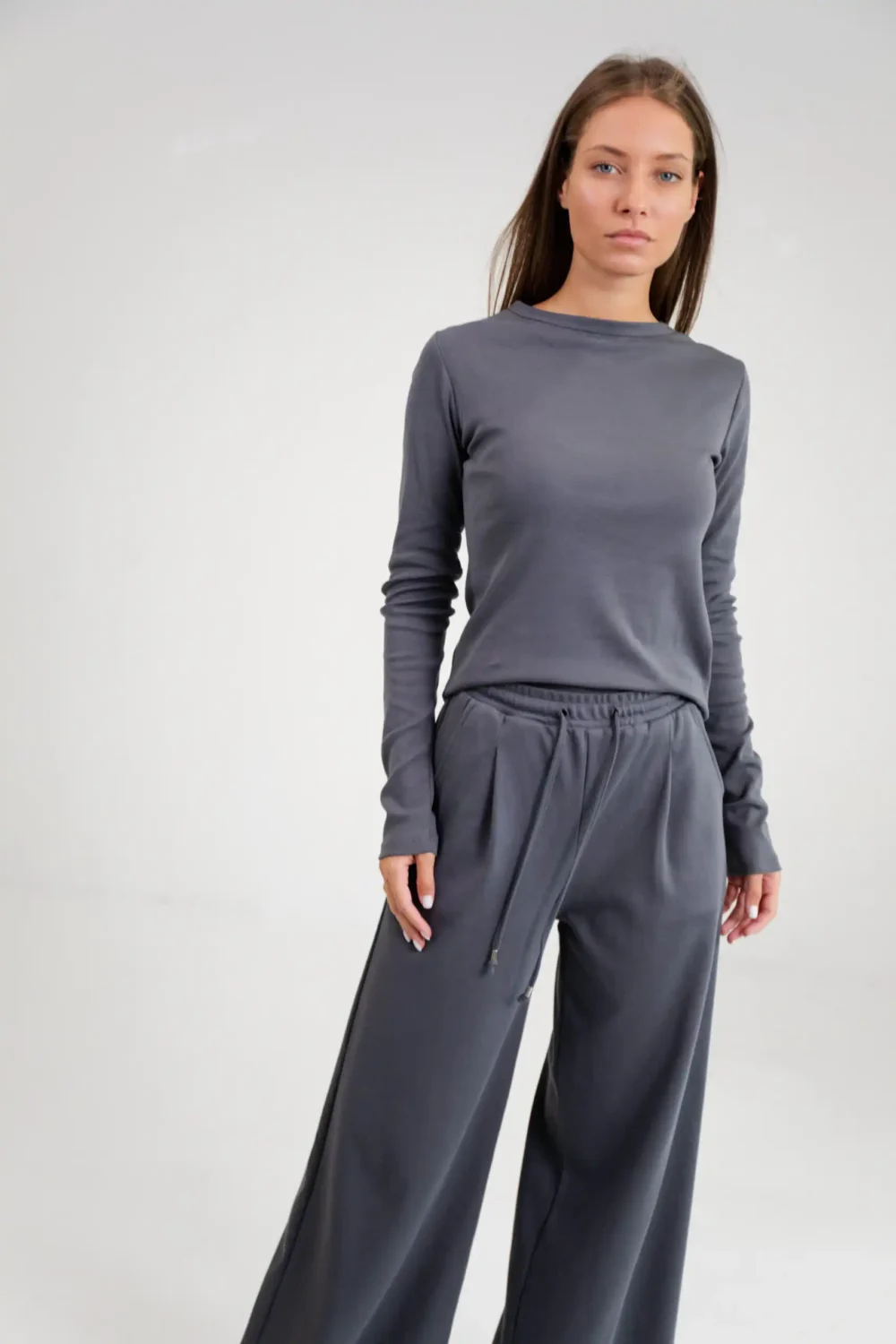 MAJICA BASIC DARK GREY - Slika 3