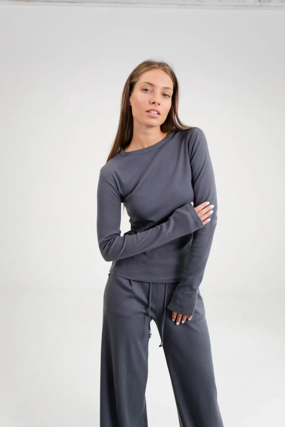 MAJICA BASIC DARK GREY