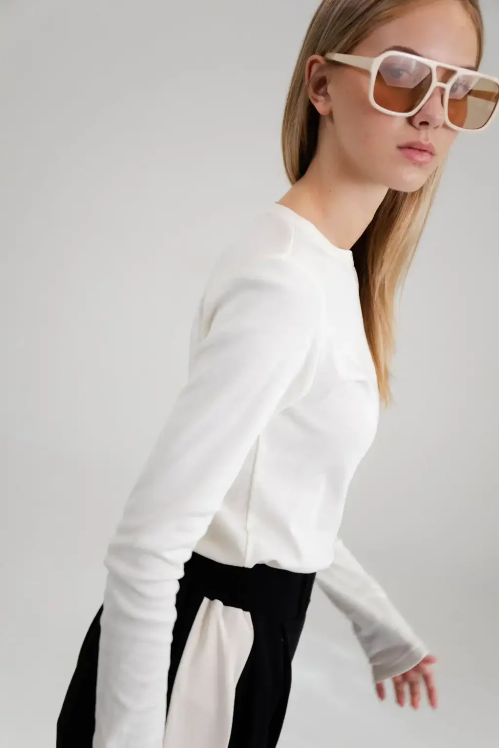 MAJICA BASIC OFF WHITE - Slika 4