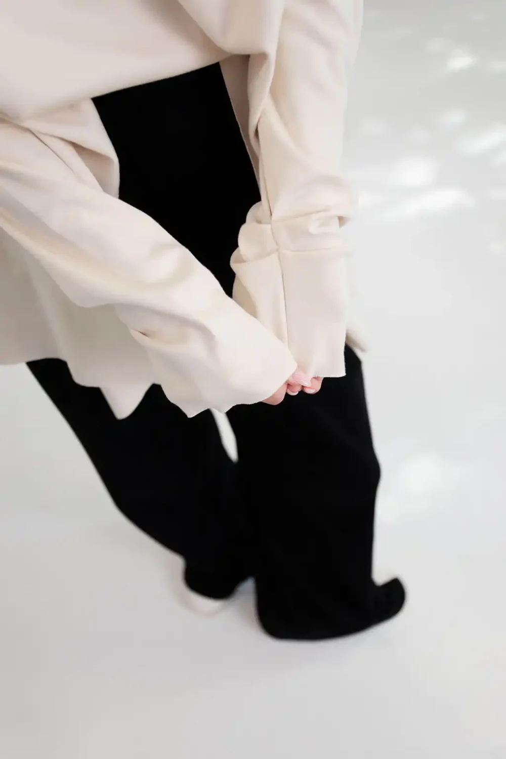 MAJICA NIA INTERLOCK OFF WHITE - Slika 4
