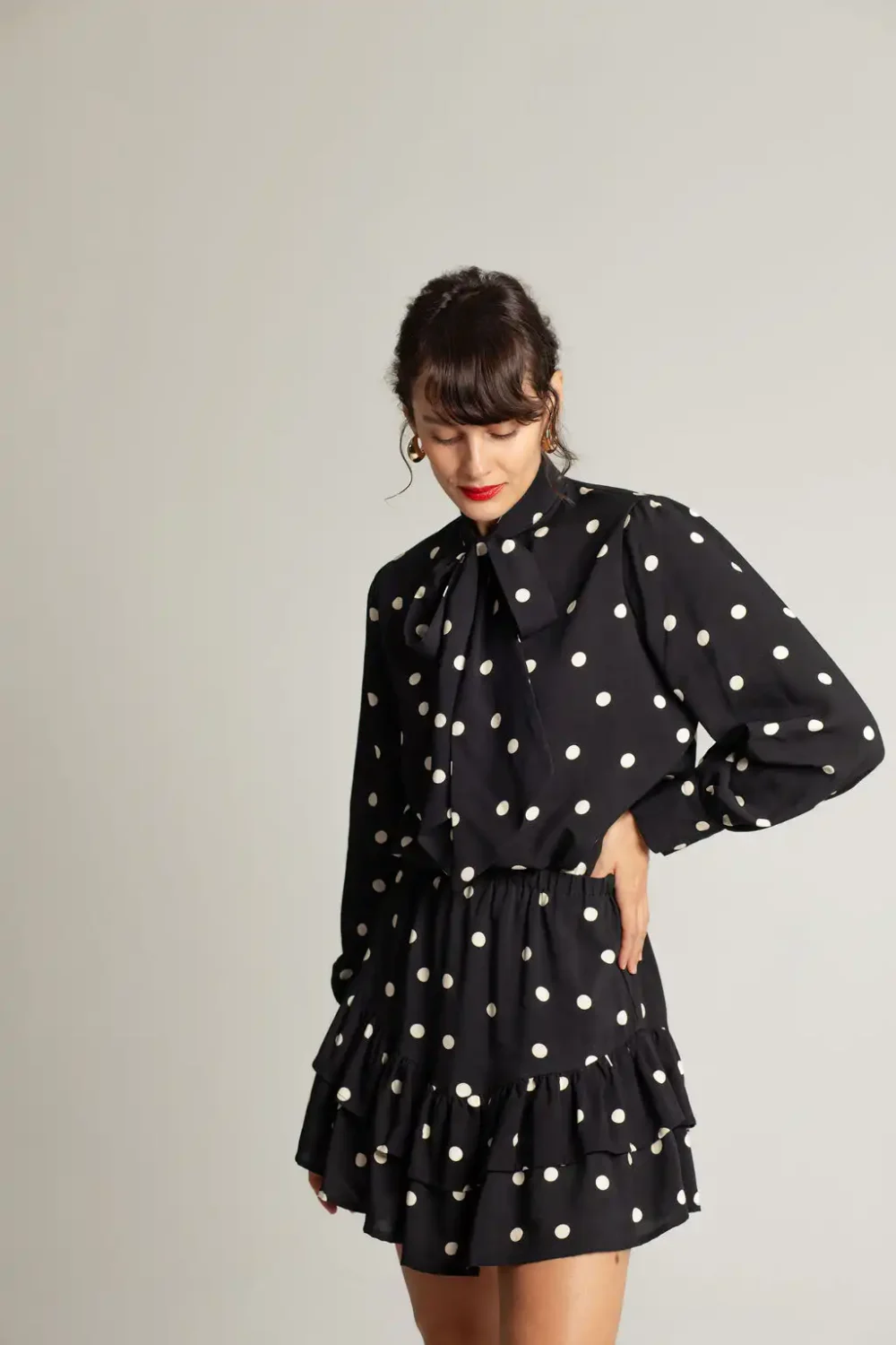 BLUZA DOLCE VITA BLACK - Slika 5