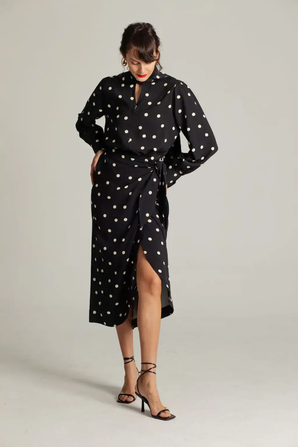 BLUZA DOLCE VITA BLACK - Slika 4